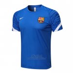 Camiseta de Entrenamiento Barcelona 2021-2022 Azul