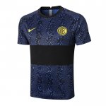 Camiseta de Entrenamiento Inter Milan 2020-2021 Azul y Negro