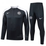 Chandal de Sudadera del Chelsea 2025-2026 Negro