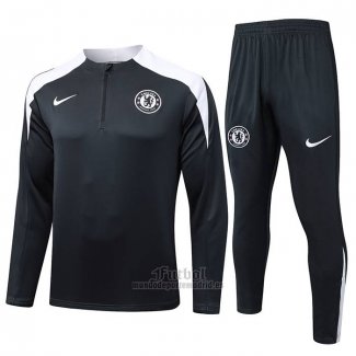 Chandal de Sudadera del Chelsea 2025-2026 Negro