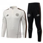 Chandal de Sudadera del Manchester City Nino 2026-2027 Crema