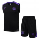 Chandal del Barcelona Sin Mangas 2025-2026 Negro Purpura