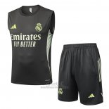 Chandal del Real Madrid Sin Mangas 2025-2026 Gris Verde