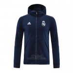 Chaqueta con Capucha del Real Madrid 2020-2021 Azul