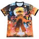 Camiseta Japon Anime 2025 Negro Naranja Tailandia