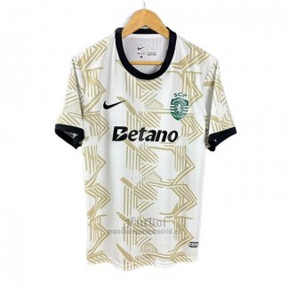 Camiseta Sporting Special 2025-2026 Blanco Amarillo Tailandia