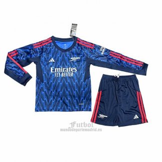 Camiseta Arsenal Segunda Manga Larga Nino 2025-2026