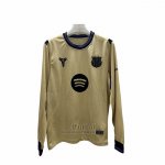 Camiseta Barcelona Segunda Manga Larga 2025-2026  Camiseta Barcelona Segunda Manga Larga 2025-2026