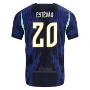 Camiseta Brasil Jugador Estevao Segunda 2026