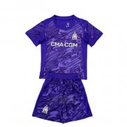 Camiseta Olympique Marsella Portero Nino 2025-2026 Purpura