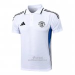 Camiseta Polo del Manchester United 2025-2026 Blanco  Camiseta Polo del Manchester United 2025-2026 Blanco
