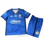 Camiseta Puebla Portero Nino 2025-2026 Azul