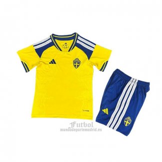 Camiseta Suecia Primera Nino 2026
