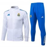 Chandal de Chaqueta del Real Madrid Nino 2025-2026 Blanco