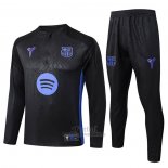 Chandal de Sudadera del Barcelona Nino 2025-2026 Negro