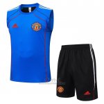 Chandal del Manchester United Sin Mangas 2025-2026 Azul