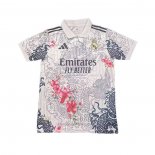 Camiseta Real Madrid Dragon 2025-2026 Blanco Rojo Tailandia