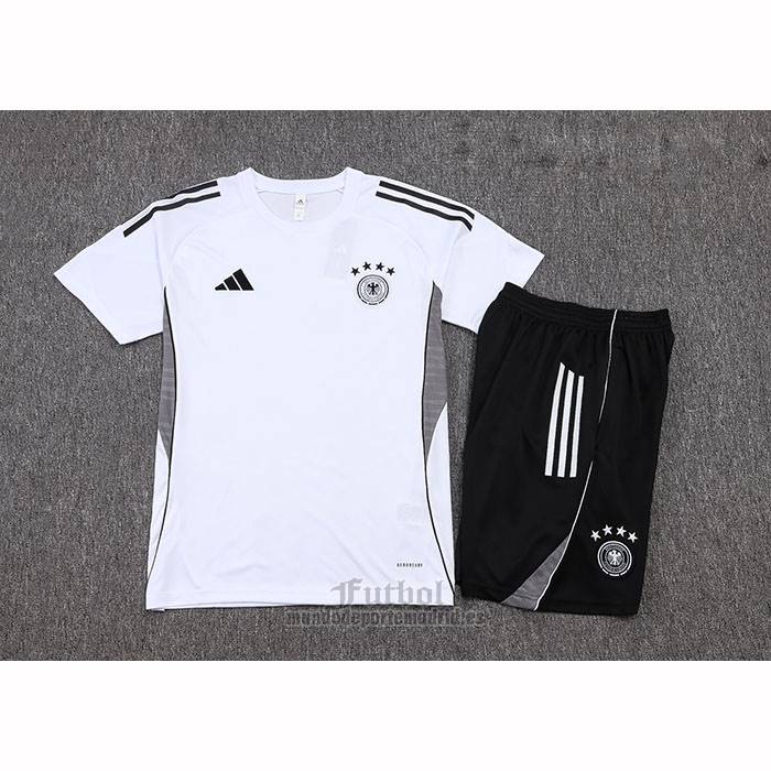 Chandal del Alemania Manga Corta 2025-2026 Blanco - Pantalon Corto