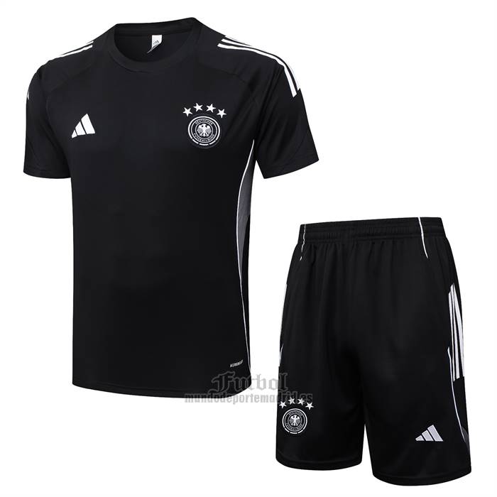 Chandal del Alemania Manga Corta 2025-2026 Negro - Pantalon Corto