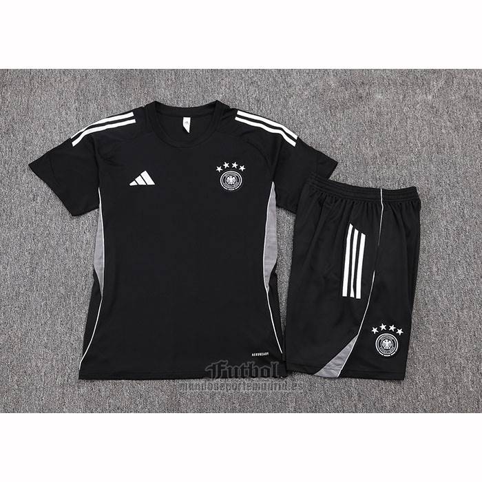 Chandal del Alemania Manga Corta 2025-2026 Negro - Pantalon Corto