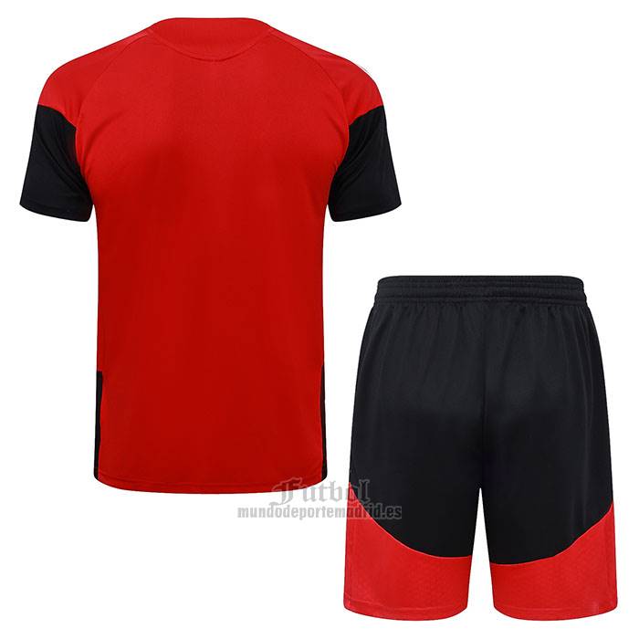Chandal del Alemania Manga Corta 2025-2026 Rojo - Pantalon Corto