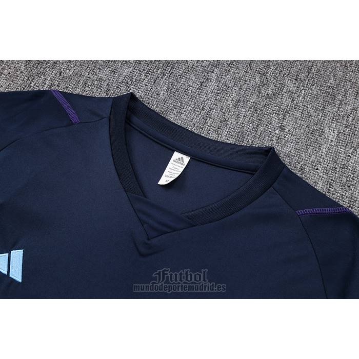 Chandal del Argentina Manga Corta 2023-2024 Azul - Pantalon Corto