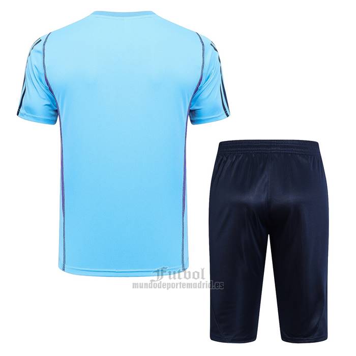 Chandal del Argentina Manga Corta 2023-2024 Azul - Pantalon Corto