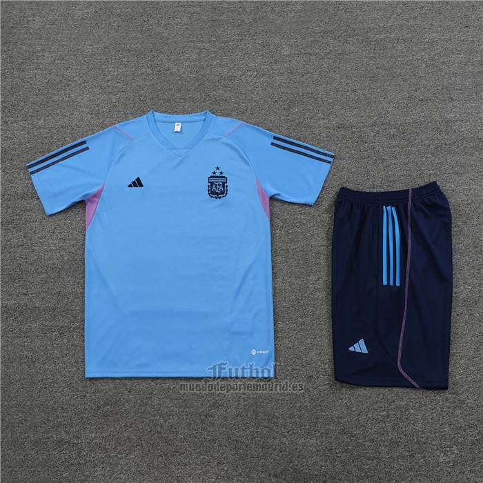 Chandal del Argentina Manga Corta 2023-2024 Azul Oscuro - Pantalon Corto
