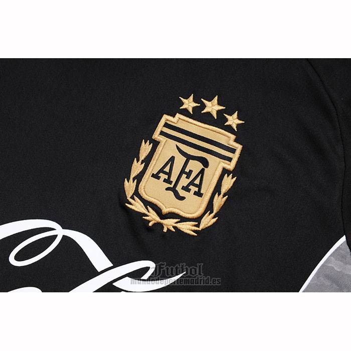 Chandal del Argentina Manga Corta 2025-2026 Negro - Pantalon Corto