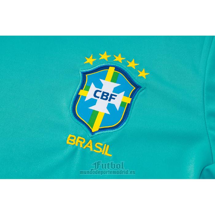 Chandal del Brasil Manga Corta 2024-2025 Verde - Pantalon Corto