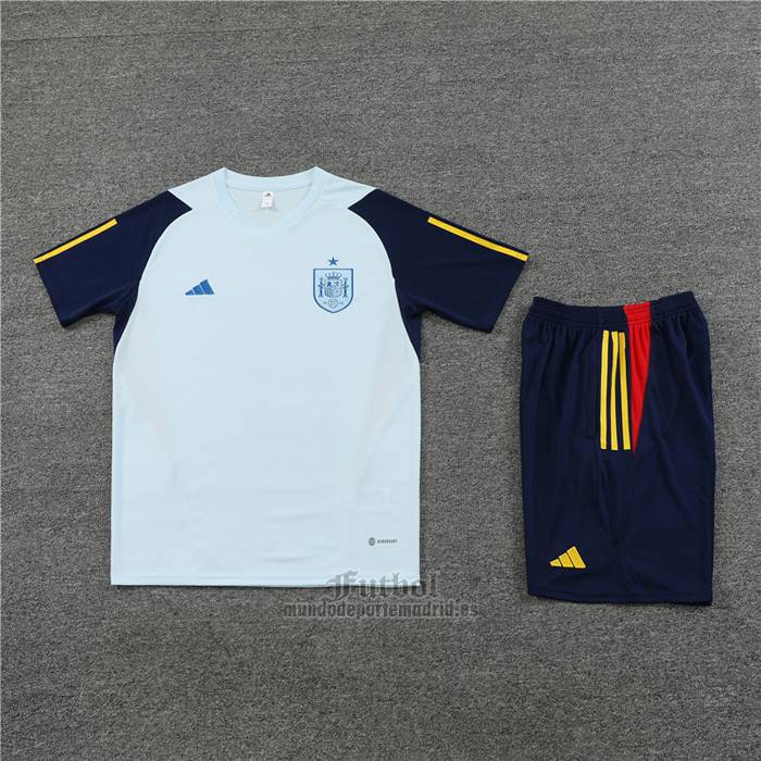 Chandal del Espana Manga Corta 2023-2024 Azul - Pantalon Corto
