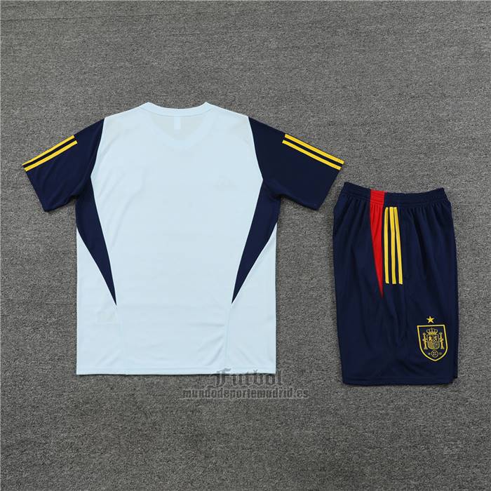 Chandal del Espana Manga Corta 2023-2024 Azul - Pantalon Corto