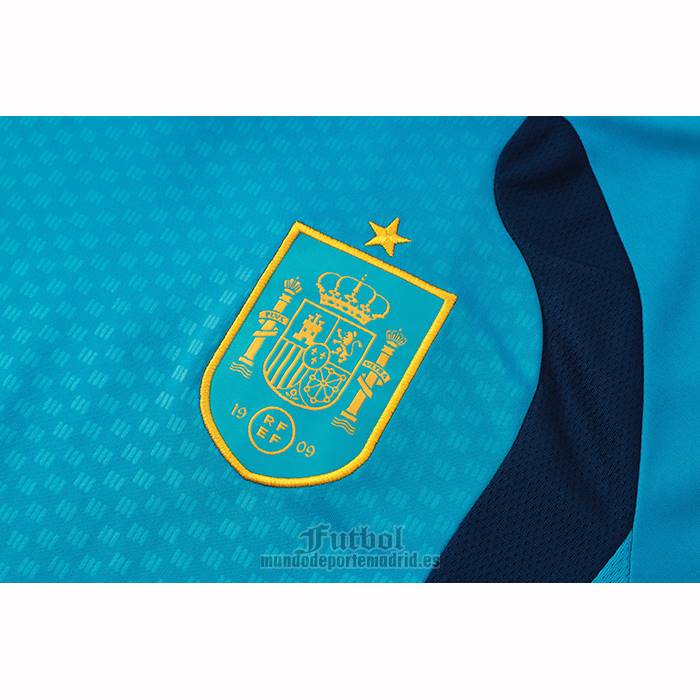 Chandal del Espana Manga Corta 202026-2027 Azul - Pantalon Corto