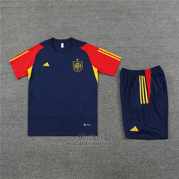 Chandal del Espana Manga Corta 2023-2024 Azul - Pantalon Corto