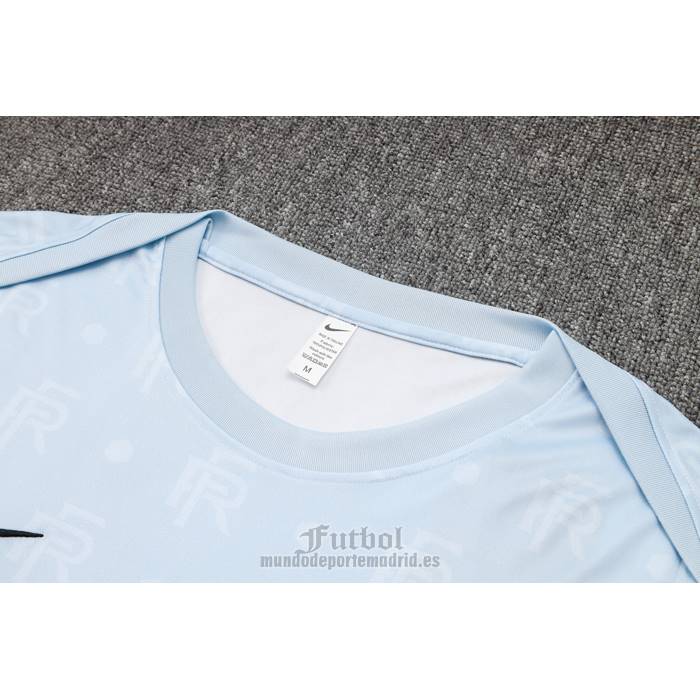 Chandal del Francia Manga Corta 2024-2025 Azul Claro - Pantalon Corto