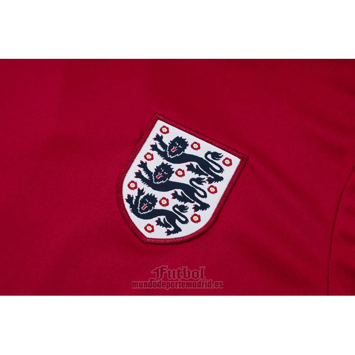 Chandal del Inglaterra Manga Corta 2024-2025 Rojo - Pantalon Corto