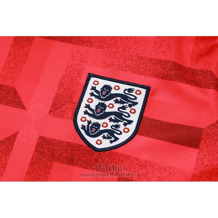 Chandal del Inglaterra Manga Corta 2024-2025 Rojo - Pantalon Corto