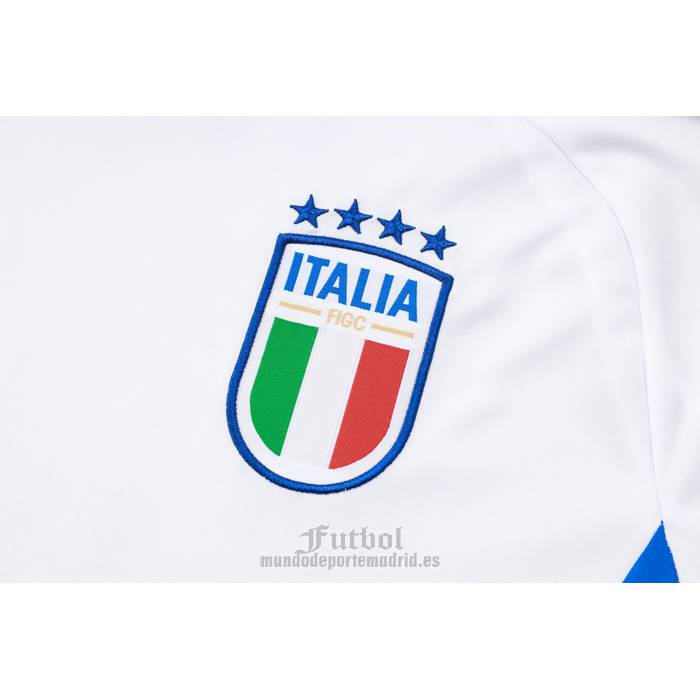 Chandal del Italia Manga Corta 2024-2025 Blanco - Pantalon Corto