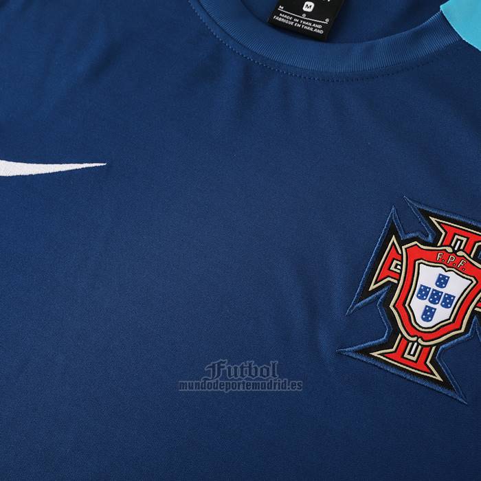 Chandal del Portugal Manga Corta 2024-2025 Azul - Pantalon Corto