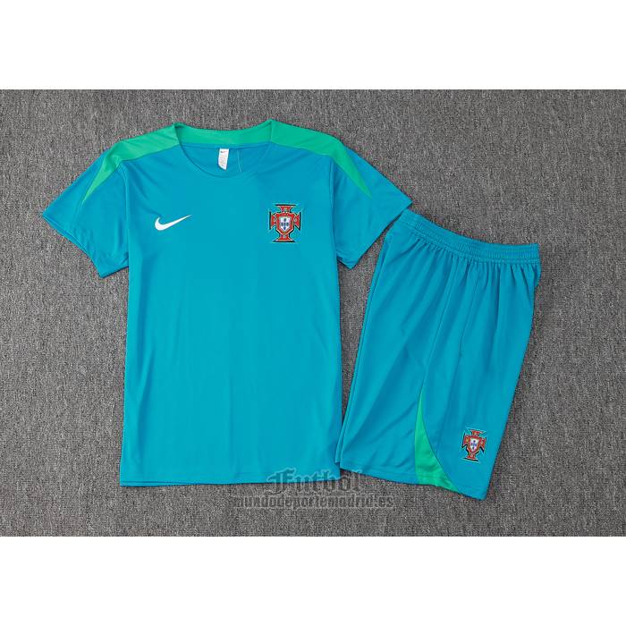 Chandal del Portugal Manga Corta 2024-2025 Verde - Pantalon Corto