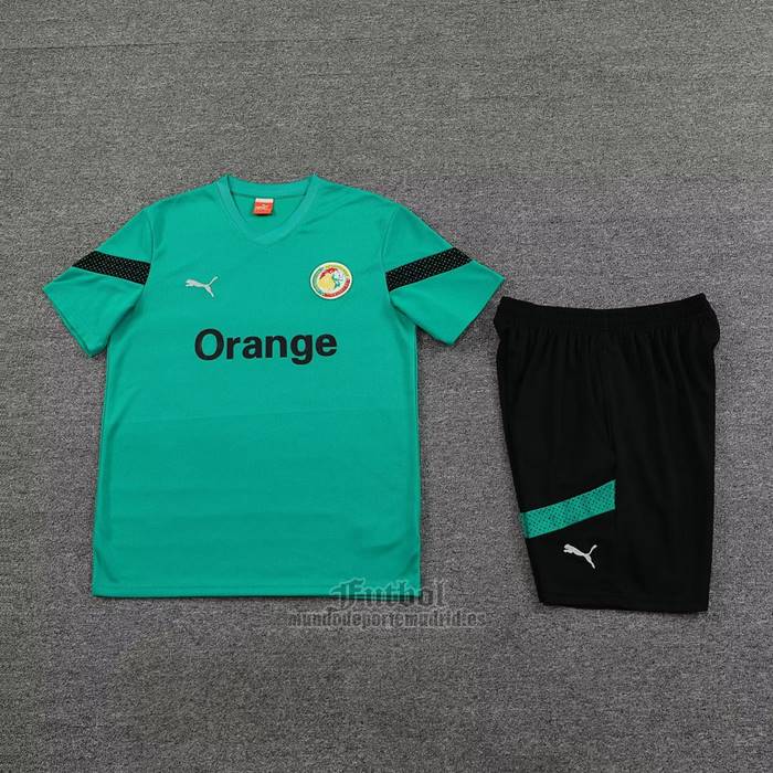 Chandal del Senegal Manga Corta 2023-2024 Verde - Pantalon Corto